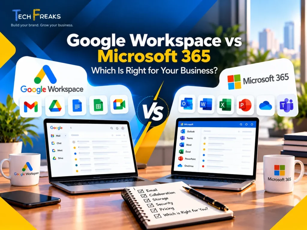 Google Workspace vs Microsoft 365 comparison for small businesses in Pakistan – TechFreaks