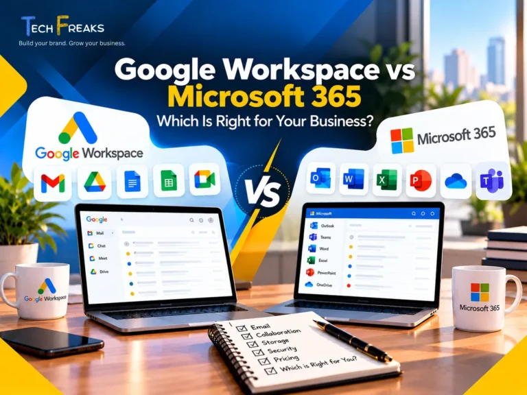 Google Workspace vs Microsoft 365 comparison for small businesses in Pakistan – TechFreaks