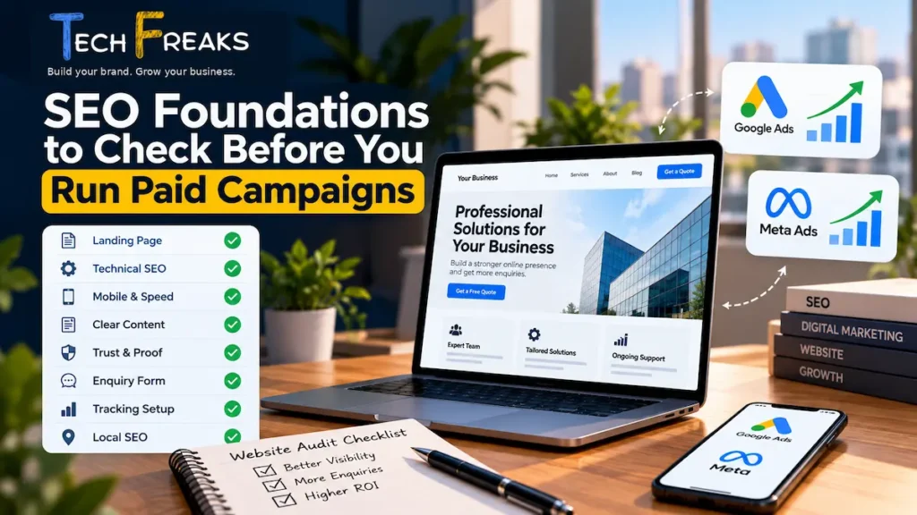 SEO checklist before paid campaigns – TechFreaks