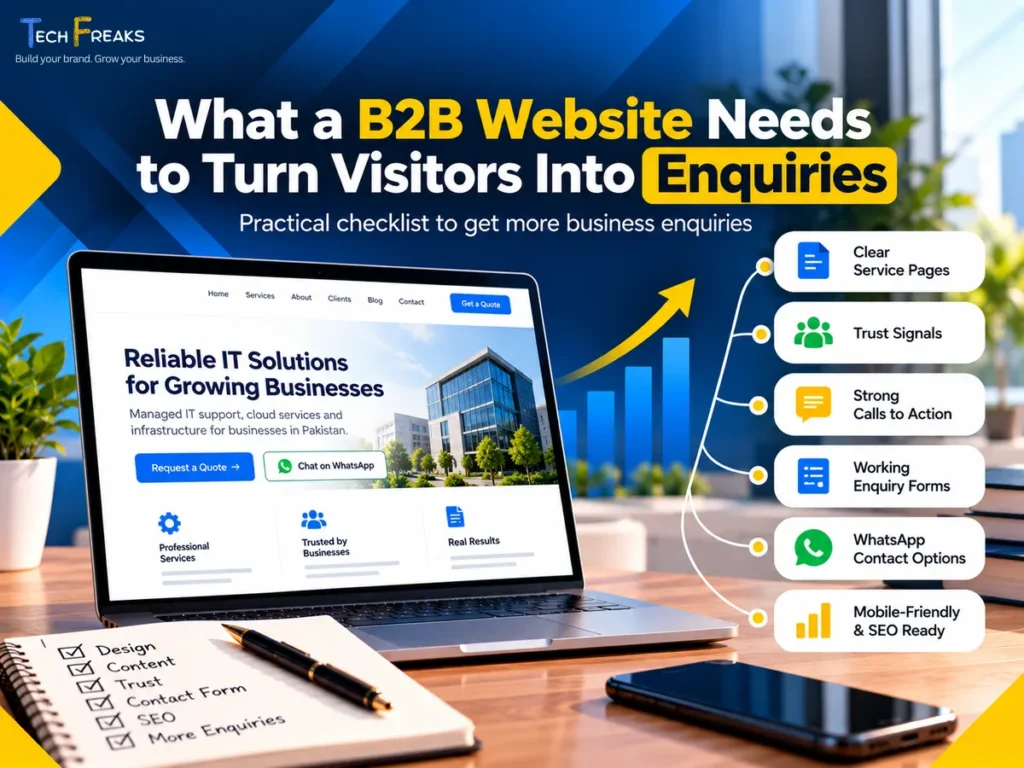 B2B website design checklist to turn visitors into business enquiries – TechFreaks